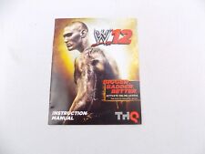 PlayStation 3 PS3 WWE 12 somente manual de instruções comprar usado  Enviando para Brazil