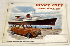 Catalogue dinky toys d'occasion  Quarré-les-Tombes