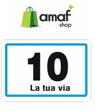 Targhetta numero civico usato  Gela