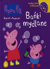 Swinka Peppa Bajeczki z ksiazeczki 4 Banki mydlane + DVD na sprzedaż  Wysyłka do Poland