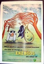 Old energol oil for sale  UK
