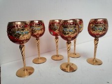 Verres murano émail d'occasion  Longny-au-Perche