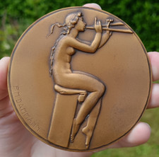 Rare médaille bronze d'occasion  Plémet