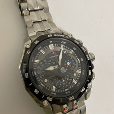 Usado, Relógio Casio Edifice analógico quartzo masculino Red Bull prata preto rua vintage 16824 comprar usado  Enviando para Brazil