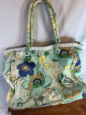 Bolsa tote vintage rara Gap veludo algodão flor azul padrão hippie muito boa comprar usado  Enviando para Brazil