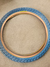 pneu de bicicleta old school National Tire Co Knarler Knobby azul 20 x 2.125 bmx, usado comprar usado  Enviando para Brazil