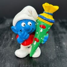 Usado, Smurfs 20434 Slouchy Smurfling Smurf School Cone Bolsa Surpresa Antiga Figura de PVC comprar usado  Enviando para Brazil