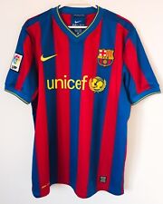 Kit de camisa FC BARCELONA 2009-2010 HOME JERSEY ORIGINAL GRANDE 343808-496 ESTADO PERFEITO comprar usado  Enviando para Brazil