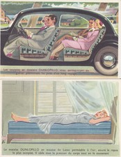 Publicite dunlopillo lot d'occasion  Ceton