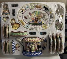 Conjunto de chá infantil Circus 23 peças Mercuries 1995 mini bule de chá conjunto para 4 comprar usado  Enviando para Brazil