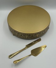 Gold metal dessert for sale  North Fort Myers