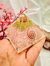 Rose orgonite pyramid for sale  MANCHESTER