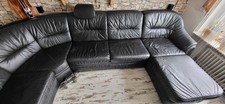 Leder wohnlandschaft schwarz gebraucht kaufen  Böblingen