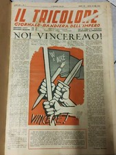Tricolore giornale bandiera usato  Bergamo