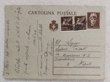 Intero postale 1945 usato  Morra de Sanctis