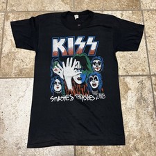 Camiseta Kiss Creatures Of The Night Tour 1983 Tamanho Grande Rara Ponto Único comprar usado  Enviando para Brazil