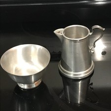 Pewter creamer sugar for sale  Washington