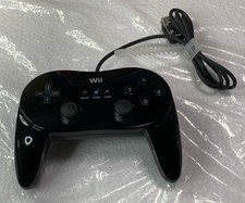 Controle oficial Nintendo Wii Pro clássico preto RVL-005 TESTADO PELO FABRICANTE , usado comprar usado  Enviando para Brazil