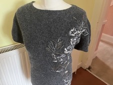 Monsoon grey lambswool for sale  GLASGOW