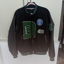 Varsity jacket black for sale  HARLOW