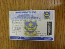 2002 ticket portsmouth for sale  BIRMINGHAM
