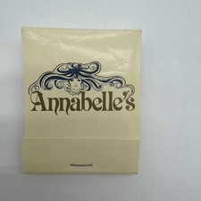 Vintage annabelle matchbook for sale  Radford