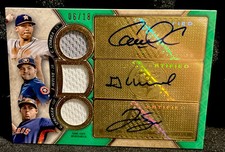 2017 Topps Triple Threads Correa/Altuve/ Springer Auto/18 World Series Ano!!!! comprar usado  Enviando para Brazil