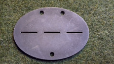 Plaque identite allemande d'occasion  Brumath