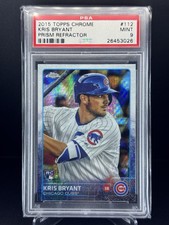 2015 Topps Chrome refrator de prisma Kris Bryant #112 PSA 9 comprar usado  Enviando para Brazil