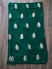 Green saree sari for sale  TWICKENHAM