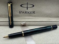 Usado, Caneta-tinteiro Parker Vintage 88Series padrão verde cor fina nova na caixa sem caixa comprar usado  Enviando para Brazil