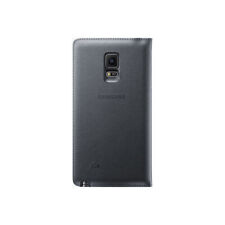 Funda de cuero abatible tipo billetera Samsung para Samsung Galaxy Note Edge - negra carbón segunda mano  Embacar hacia Argentina