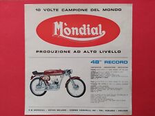 Mondial originale brochure usato  Fagnano Olona