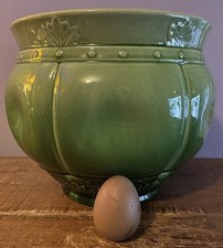Vaso de cache antigo Majólica Plantador Jarrdinaire por Holdcroft 9,5 x 7,5 polegadas comprar usado  Enviando para Brazil