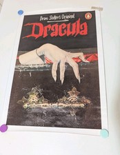 Capa de livro vintage vinil Dracula Bram Stoker? impressão em tela 12,19" x 20,25"  comprar usado  Enviando para Brazil