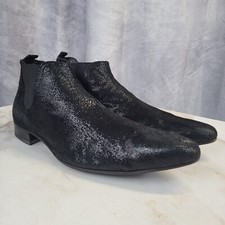 Botas formais Chelsea masculinas 9 Grisha personalizadas feitas à mão cintilante/brilhante biqueira pontual comprar usado  Enviando para Brazil