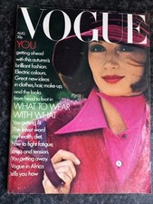 Vogue august 1972 for sale  ROTHERHAM