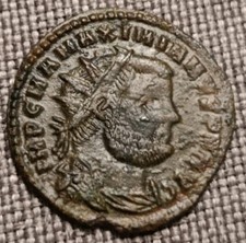Follis imperatore massimiano usato  Roma