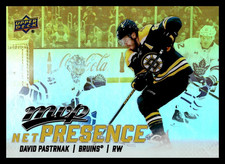 Usado, 2025-26 UD MVP Net Prescence NP-11 David Pastrnak, Boston Bruins  comprar usado  Enviando para Brazil