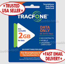 Plan de teléfono inteligente TracFone solo datos de 2 GB *¡Añadir directamente a tu teléfono en 2 días!* segunda mano  Embacar hacia Argentina