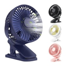 Ventilador portátil USB clipe 360° ajustável mini mesa refrigerador de ar ventilador presente comprar usado  Enviando para Brazil