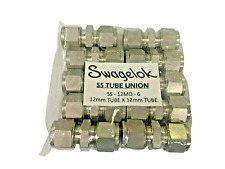 Pacote com 10 peças Swagelok SS-12M0-6 tubo de aço inoxidável união tubo de 12 mm  comprar usado  Enviando para Brazil