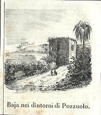 Stampa antica pozzuoli usato  Lecco