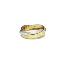 Tricolor ring diamant gebraucht kaufen  Berlin