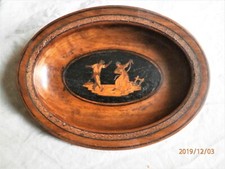 Plateau ovale marqueterie d'occasion  Bordeaux-