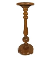 Vintage Pedestal esculpido em madeira cerâmica tampo de azulejo barco mesa lateral planta suporte farmho comprar usado  Enviando para Brazil
