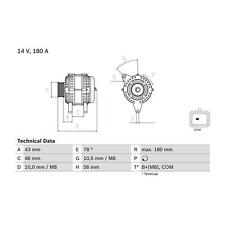 Cashback bosch alternator for sale  BIRMINGHAM