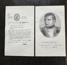 Estampes portrait napoléon d'occasion  Cannes