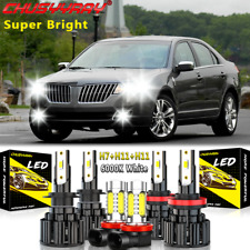 Para Lincoln MKZ 2007-2012 faros delanteros LED alto bajo + luces antiniebla comprar usado  Enviando para Brazil