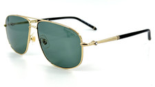Óculos de sol Mont Blanc MB0069S masculino metal 002 dourado com lentes cinza 60-13 comprar usado  Enviando para Brazil
